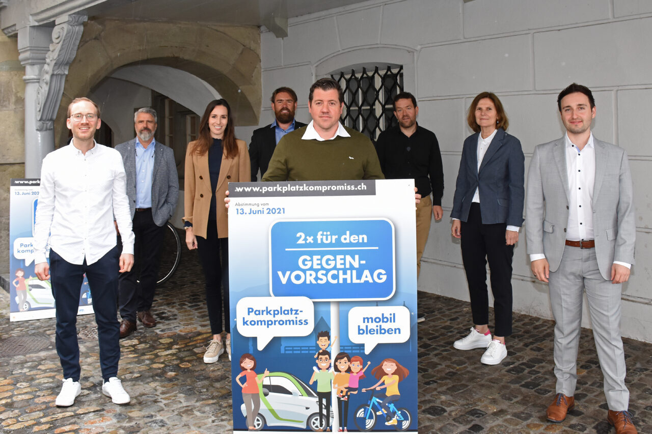 Für den Parkplatzkompromiss = 2 x für den Gegenvorschlag – Unterstützen Sie uns jetzt!