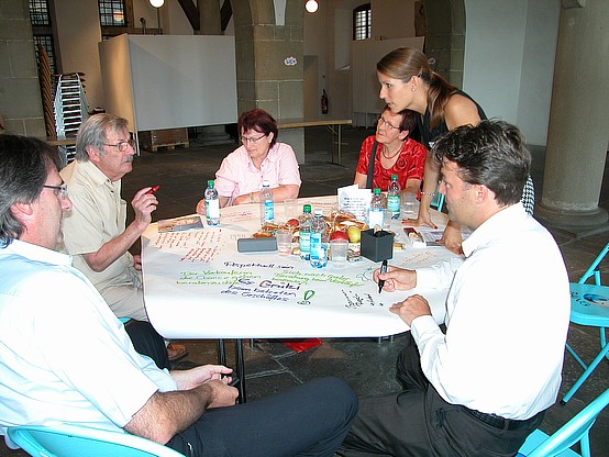 City-Kaffee für Kundinnen und Kunden