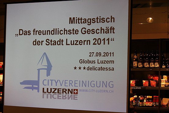 Mittagstisch vom 27.09.2011 im Globus Luzern ***delicatessa