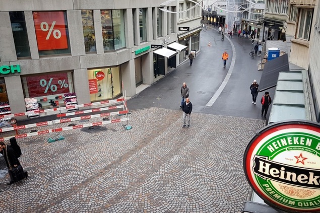 Abschluss der Arbeiten zwischen Grendel und Löwengraben