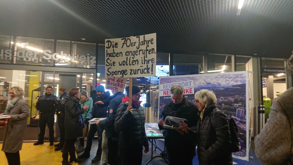 Luzerner Reussport-Gegner können auch zuhören