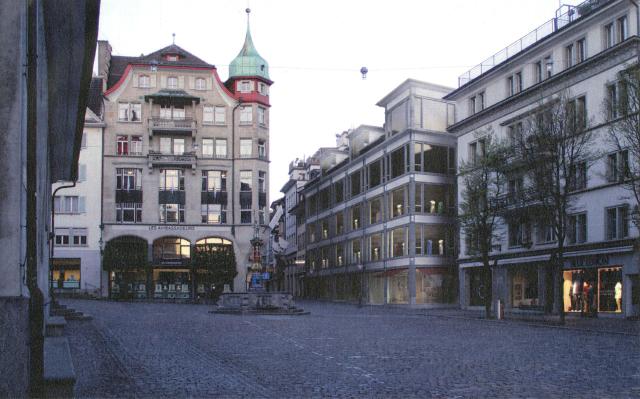 So könnte der Neubau am Kapellplatz aussehen