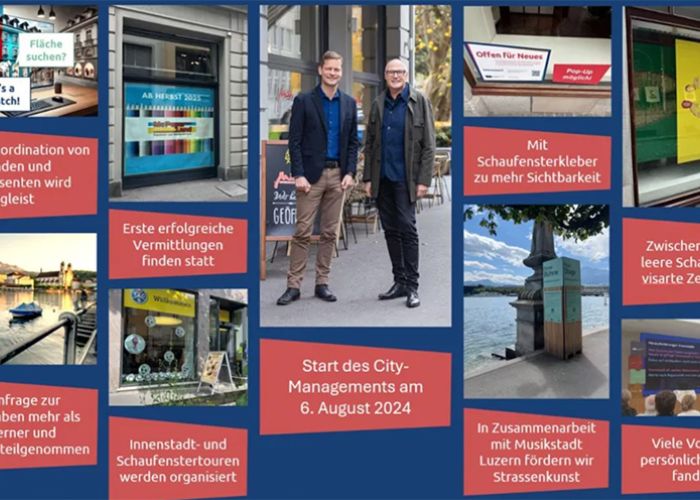 Ein Rückblick auf ein Jahr City-Management Luzern