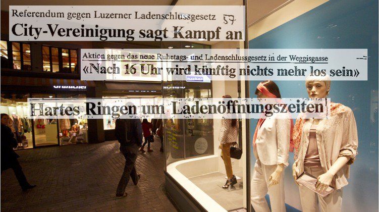 Wie Luzern vor 30 Jahren die Öffnungszeiten kappte