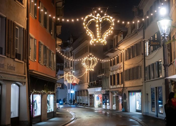 Die historische Kronenbeleuchtung bei der Luzerner Reussbrücke wird für die Zukunft fit gemacht